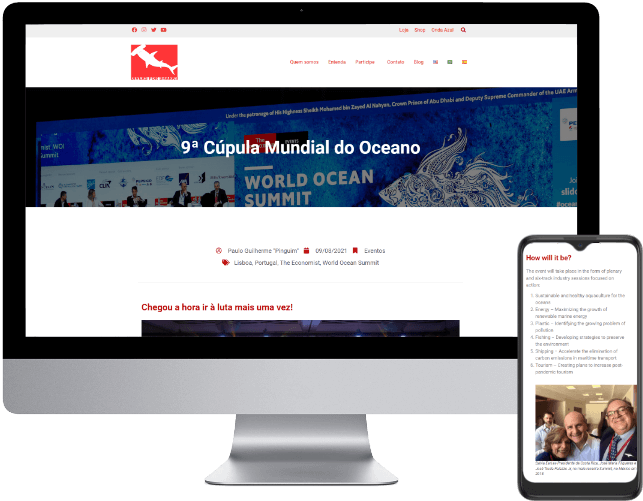 Cliente: Divers for Sharks - Site, Infoproduto, Loja virtual e Inbound marketing