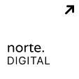 Kamus - logo norte digital branco